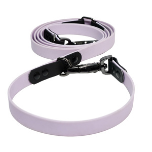Adjustable Waterproof Hands Free <b>Dog</b> Leash Heavy Duty PVC Dual <b>Hook</b> <b>Dog</b> Lead for Medium Large <b>Dogs</b> Outdoor Walking Running - Product Image 3
