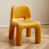 Chaise pliante portable moderne et durable en plastique écologique pour enfants et bébés, avec protection UV en PE, idéale pour la salle à manger et l'hôtellerie – Offre Spéciale
