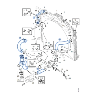 Tubería de Agua para Camiones de Logística, Enfriador de Agua, Accesorios para Tanques de Expansión, Colección de Conexiones para Camiones <span class=keywords><strong>Scania</strong></span> - Product Image 6