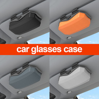 Étui et support portable en ABS pour lunettes de soleil à visière de voiture avec protection pour kits intérieurs universels - Rangement pour tous types de lunettes