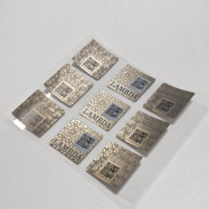 Benutzer definierte Großhandel Holo graphische Fälschung schutz 3D Micro-Lens Laser Label Aufkleber Digitale 3D Manipulation sichere Sicherheits etiketten - Product Image 1