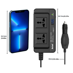 Mg8300 DC12V 24V để AC220V tần số 50Hz phổ ổ cắm 200W xe điện biến tần với 4 USB sạc cổng - Product Image 5