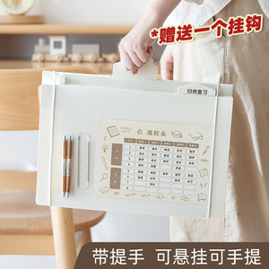 Hanging Accordion Folder A4 Multi Layer Wall Mounted Office Organizer Storage Bag For Exam Papers Student Use - Product Image 4