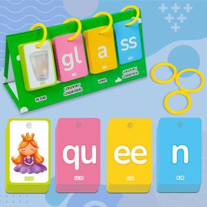 Kit de cartes éducatives de classement de mots pour la maternelle et la petite enfance, jouet éducatif de grammaire, tableau de poche de bureau, cartes de tente - Product Image 3