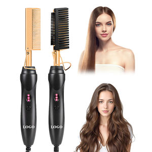<span class=keywords><strong>Brosse</strong></span> coiffante Easy-Curl, lisseur électrique fiable, peigne de voyage pour un look glamour instantané - Product Image 1