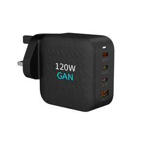 120W 초고속 충전 영국 미국 EU 플러그 단일 USB 3 타입 C 노트북 전화 PD 여행 간 벽 충전기 아이폰에 대 한