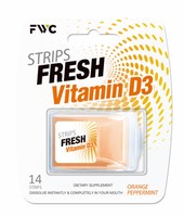 Yichao Vitamine D3 Bande Portable Bandes Complément Alimentaire Bandes Boost