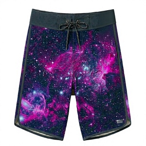 Shorts de bain pour hommes personnalisés avec logo ODM, taille élastique, respirants, séchage rapide, légers, pour la plage, décontractés, pour le surf et la natation - Product Image 1
