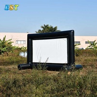 Écran de cinéma gonflable portable pliable de 20 pieds, cinéma instantané, projecteur TV, écran de cinéma gonflable surdimensionné pour l'extérieur
