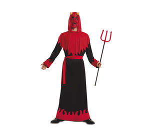 Disfraz <span class=keywords><strong>de</strong></span> Diablo <span class=keywords><strong>de</strong></span> Halloween para Hombre, Traje <span class=keywords><strong>de</strong></span> Demonio Adulto con <span class=keywords><strong>Cola</strong></span> <span class=keywords><strong>Roja</strong></span> y Cuernos, Disfraz para Fiesta, Actuación en Escenario, Venta al Por Mayor - Product Image 2