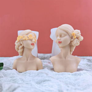 Stampi in Silicone Ecologici a Forma Umanoide Profumati alla Rosa per Sapone/Torte/Gelatine/Cioccolato Bianchi - Product Image 5