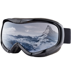 最畅销的户外滑雪滑雪板护目镜男女-% 防紫外线偏光镜片头盔兼容可调带 - Product Image 1