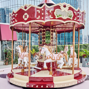 Bambino Manege Mini giostra a cavallo giostra per bambini attrazioni del parco e centri commerciali vendita - Product Image 1