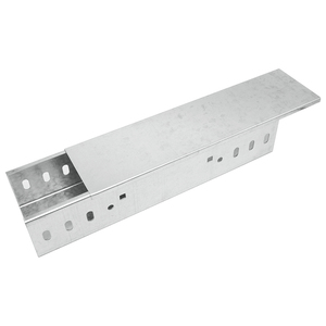 Goulotte de câblage solide thermolaquée avec cloison, en aluminium, résistante à la corrosion, pour la gestion des câbles dans le secteur de la construction - Product Image 6