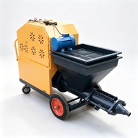 Machine à projeter du ciment et du béton de qualité supérieure avec fonction de pulvérisation automatique pour la construction murale