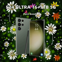 Ponsel Global Ultra S24 2024 16+1TB Layar OLED 7" 90Hz Dual SIM CDMA Android 13 Kamera Belakang 108MP Bahasa Inggris