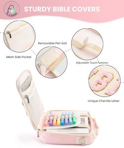 Estuche para Biblia de Muestra Gratuita, Funda para Libros con Correa para el Hombro, Estuches para Biblia de Cuero Premium, Diseño Minimalista, Estuches para Iglesia - Product Image 2