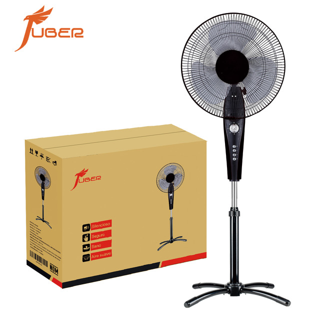 16 Inch AC Electric Oscillating Stand Fan New Hot Sell Rechargeable Standing Fans for Home