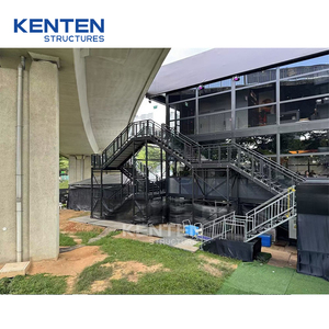 KENTEN Singapore Project Stand d'exposition à deux étages, Tente événementielle de course, Stand d'exposition extérieur à double étage pour le Grand <span class=keywords><strong>Prix</strong></span> de F1 - Product Image 3
