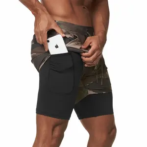Alphalete-ropa deportiva activa para hombre, pantalones cortos de compresión para correr y gimnasio