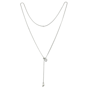 Fornitore di Gioielli 2026, Nuovi Accessori di Moda, Gioielli Raffinati, Collana Lunga Personalizzata con Ciondolo a Cuore, Perla e Cristallo per Donne - Product Image 1
