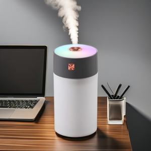 Nouvelle mini bouteille d'eau électrique portable à ions négatifs 2024, humidificateur d'air à brume fraîche pour voiture avec lumière nocturne colorée - Product Image 2