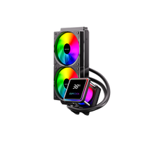 Nouveauté 2025 Boîtier d'ordinateur en plastique SUPCOOL V6 Refroidissement par eau NOIR RGB Conception DIG Personnaliser le LOGO