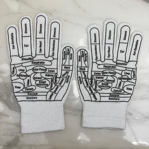 Venta al por Mayor de 1 Par de Guantes de Acupresión y Reflexología para Masaje de Manos, Alivio del Dolor y Relajación, Herramientas para Spa en Casa - Product Image 5