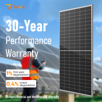 Panel Solar Bifacial de Doble Vidrio Tipo N de 600W para Módulos Fotovoltaicos de Media Celda, para Uso Residencial/Comercial en EE. UU. y Canadá