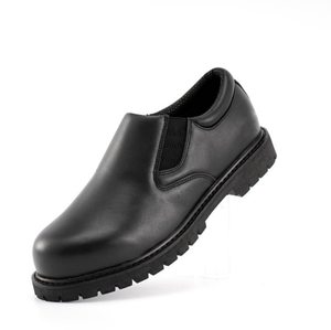 Chaussures habillées classiques en cuir pleine fleur unisexe DFD0801, pointures 36-48, noires, pour hommes, avec semelle Goodyear, personnalisables, pour le bureau et le chef de cuisine - Product Image 2