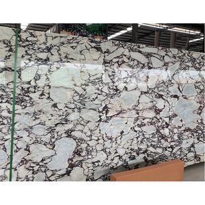 Italy Calacatta Violet Luxury Marble <b>Slab</b> Kitchen Countertop Elegant Violacalcutta Marble Floor Modern Design Polished Surface - Product Image 2