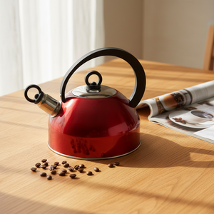 Bouilloire à thé sifflante en acier inoxydable 304 avec poignée anti-chaleur Cuisinière à induction Cuisinière à gaz <span class=keywords><strong>Chauffe</strong></span>-<span class=keywords><strong>eau</strong></span> pour capacité 2.5L/3L - Product Image 1