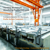 Ligne complète d'anodisation de l'aluminium pour les profilés architecturaux en aluminium