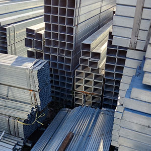 Tubo Quadrato Rettangolare PTR 3x3 6x3 6x4 10x6 Pollici <span class=keywords><strong>1</strong></span>/4'' 3/8'' Saldato Zincato Sezione Cava Tubo Quadrato Nero Senza Saldatura - Product Image 1