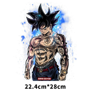 Transferencias termoadhesivas de Super Saiyan Dragon Ball para decoración de ropa, impresión de dibujos animados, impresión de plastisol para camisetas - Product Image 4