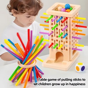 Gioco di Equilibrio in Legno <span class=keywords><strong>per</strong></span> <span class=keywords><strong>Bambini</strong></span>, Gioco Educativo Interattivo Genitore-Figlio, Gioco da Tavolo Sensoriale <span class=keywords><strong>per</strong></span> <span class=keywords><strong>Bambini</strong></span> 4-6 <span class=keywords><strong>Anni</strong></span> - Product Image 3