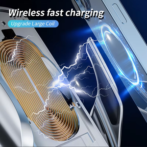 2025 nouveau produit support <span class=keywords><strong>de</strong></span> chargeur <span class=keywords><strong>de</strong></span> <span class=keywords><strong>voiture</strong></span> sans fil 15W Charge rapide support <span class=keywords><strong>de</strong></span> téléphone <span class=keywords><strong>de</strong></span> <span class=keywords><strong>voiture</strong></span> à serrage automatique évent pour téléphones - Product Image 5