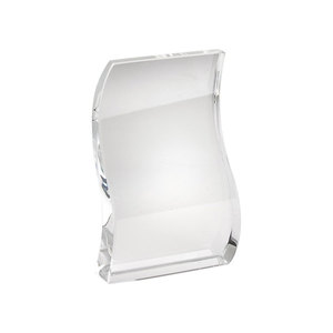 Trofeo in Vetro con Supporto in Acrilico Trasparente Altezza 85 mm - Product Image 1