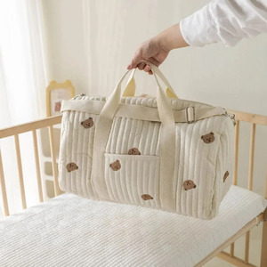 Bolsa grande para mamá, bolsa de almacenamiento de pañales para bebé, organizador de artículos para bebé de gran capacidad, bolsa de viaje para mujer, bolso multifuncional - Product Image 5
