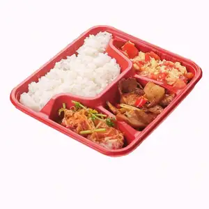 Nuovissimo microonde Take Out contenitori coperchi Bento Lunch Box usa e getta con alta qualità