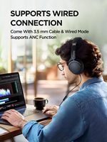 Casque antibruit 1more Sonoflow-Pro - Hq51 sur l'oreille avec LDAC pour Bluetooth sans fil haute résolution 5.4 Quietmix ANC