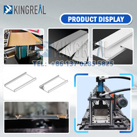 Máquina Formadora de Paneles de Aluminio para Techo KINGREAL, Máquina para Fabricar Paneles de Pared de Lámina de Acero Galvanizado, Máquina para Hacer Techos Suspendidos