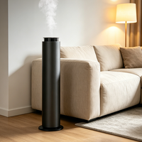 Diffuseur d'huiles essentielles en métal de qualité commerciale, en aluminium, intelligent, électrique, 500 ml, éclairage LED, contrôlé par application, 1 an, écologique