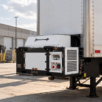 Conteneur frigorifique 15 kW 460 V avec générateurs homologués CE/ISO9001, groupe électrogène à clipser 1800 tr/min pour l'alimentation des conteneurs réfrigérés