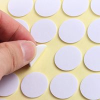 Autocollants de mèche ronds transparents, résistants à la chaleur, écologiques, de haute qualité, faciles à utiliser, avec logo personnalisé pour la fabrication de bougies DIY