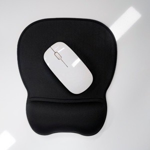 Nhà máy tùy chỉnh ergonom mous <span class=keywords><strong>Pad</strong></span> logo bộ nhớ bọt Mousepad cao su chống trượt cơ sở bền cổ tay phần còn lại hỗ trợ mouspad tùy chỉnh - Product Image 1