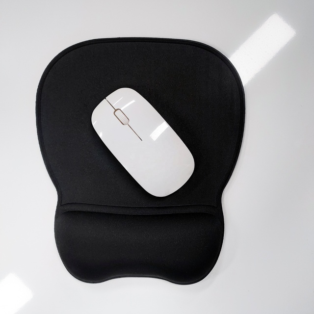 Factory Custom Ergonom Mous Pad Logo Memory Foam Mousepad Rubber Anti-slip Base Durable Wrist Rest Support Mouspad Custom