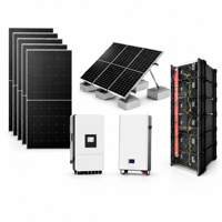 Sistema Solar Híbrido Completo Estándar Europeo de 5kW 10kW 20kW 30kW con Batería LiFePO4 e Inversor