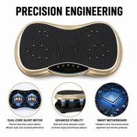 Plateforme vibrante de massage corporel complet haute puissance – Machine d'exercice vibrante sur pied