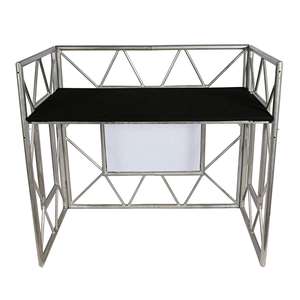 Truss de aluminio Display <span class=keywords><strong>DJ</strong></span> Event Table Aluminio Truss <span class=keywords><strong>DJ</strong></span> Pro Event Booth Table Estación DE TRABAJO plegable portátil con tablero frontal - Product Image 3